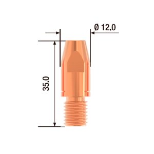 FUBAG Контактный наконечник M10х35 мм CuCrZr D=1.0 мм (25 шт.) в Иваново фото