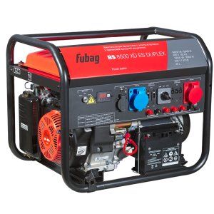 Бензиновый генератор FUBAG BS 8500 XD ES DUPLEX для одно и трехфазного режимов работы