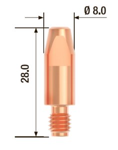 FUBAG Контактный наконечник M6 X 28мм ECU1.2мм/.045 дюйма (10 шт.) в Иваново фото