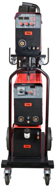 Сварочный полуавтомат INMIG 500T DW SYN + Подающий механизм DRIVE INMIG DW SYN + Шланг-пакет 5 м + Горелка FB 500 3 м + Блок жидкостного охлаждения + Тележка в Иваново фото