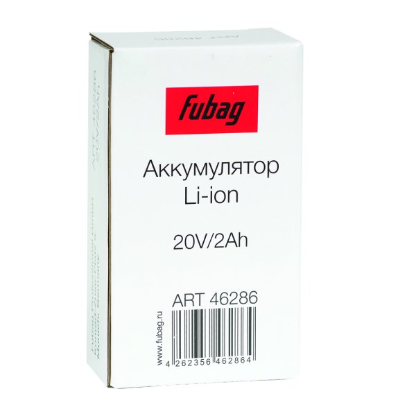 Аккумуляторная батарея FLI5S1P1202 Li-ion к бензиновым газонокосилкам FUBAG с электростартером и минирайдеру (20V/2Ah) в Иваново фото