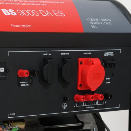 Бензиновый генератор FUBAG BS 9000 DA ES (трехфазный) с электростартером и коннектором автоматики в Иваново фото