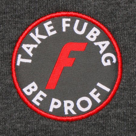 Серо-красная толстовка Fubag с капюшоном  размер M в Иваново фото