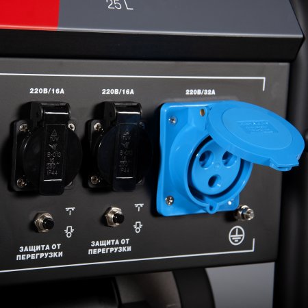 Бензиновый генератор с электростартером и коннектором автоматики FUBAG BS 7500 A ES в Иваново фото