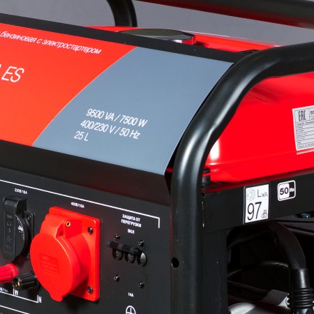 Бензиновый генератор FUBAG BS 8000 DA ES (трехфазный) с электростартером и коннектором автоматики в Иваново фото