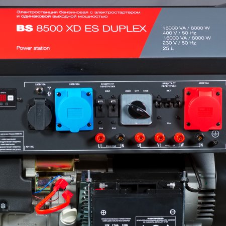 Бензиновый генератор FUBAG BS 8500 XD ES DUPLEX для одно и трехфазного режимов работы в Иваново фото