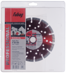 Алмазный отрезной диск FUBAG Камень Про (Stein Pro) D180 мм / 22,2 мм по камню в Иваново фото