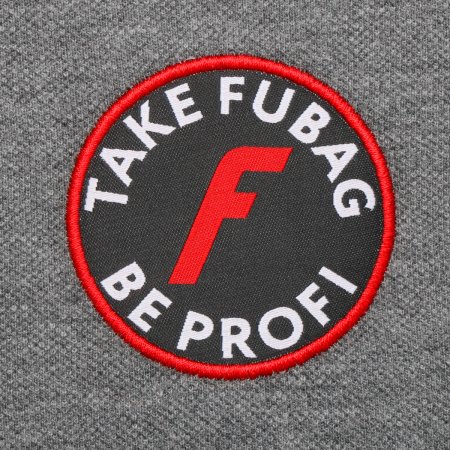 Серая рубашка-поло Fubag с красными пуговицами  размер M в Иваново фото