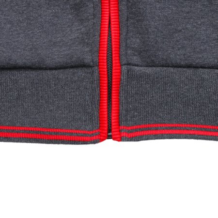 Серо-красная толстовка Fubag с капюшоном  размер XL в Иваново фото