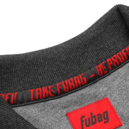 Серая рубашка-поло Fubag с красными пуговицами  размер M в Иваново фото
