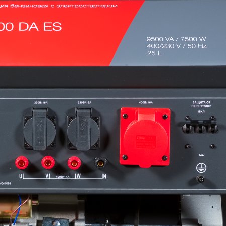 Бензиновый генератор FUBAG BS 8000 DA ES (трехфазный) с электростартером и коннектором автоматики в Иваново фото